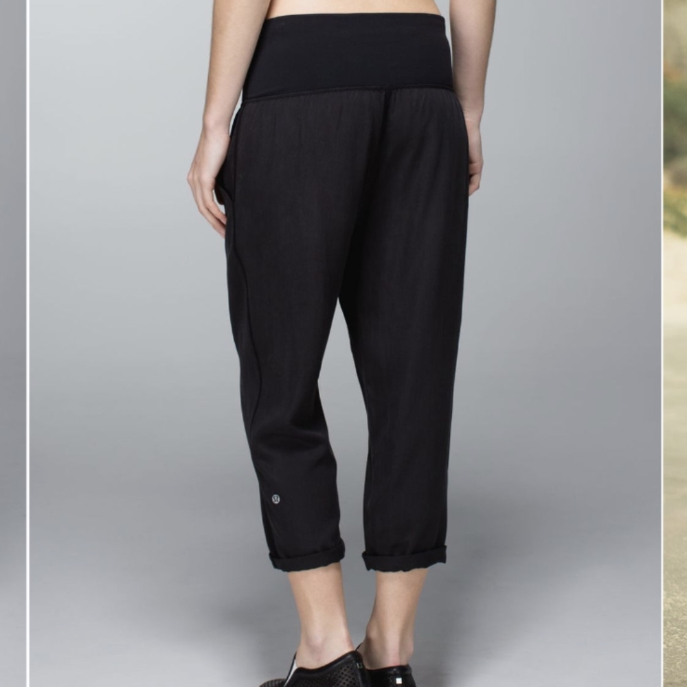 Lululemon Post Power Crop Black